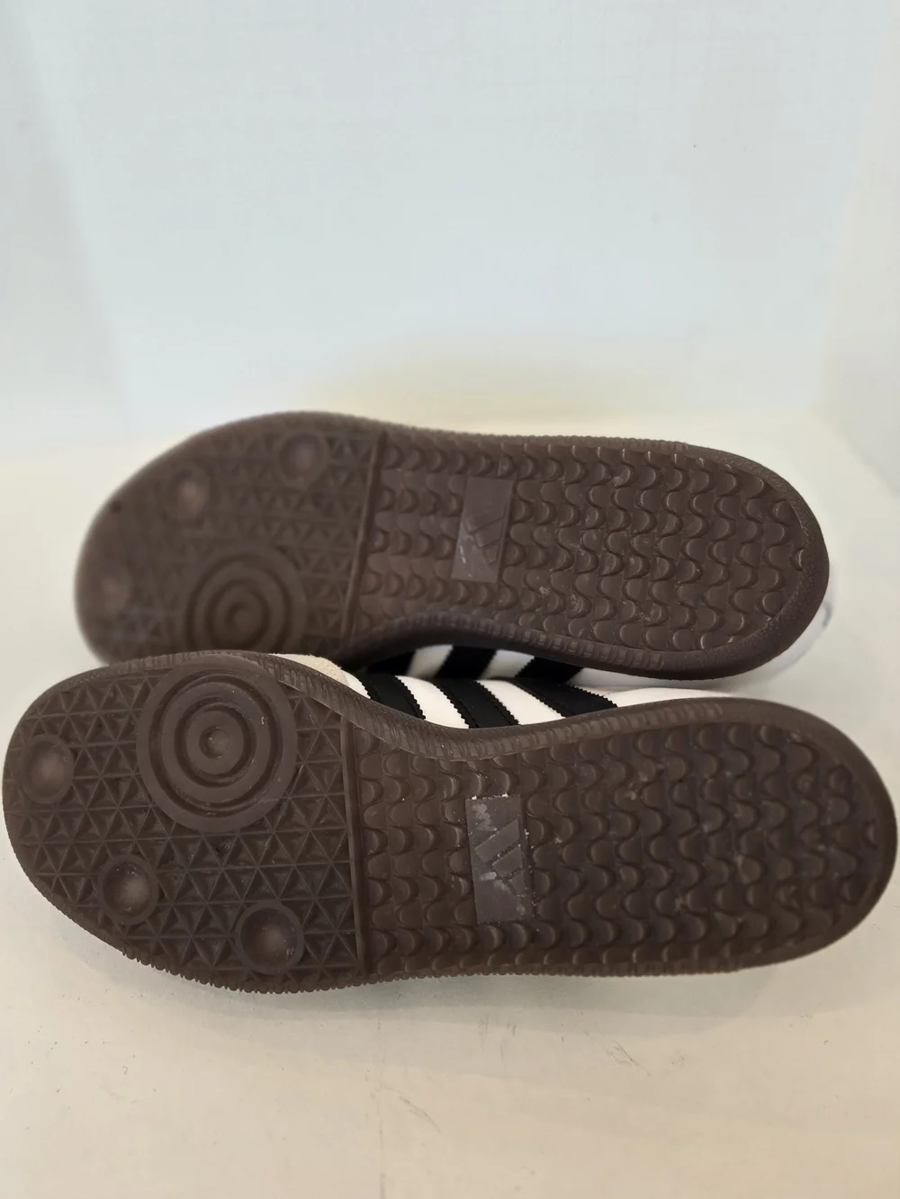 adidas Samba White Sneakers with Black Stripes